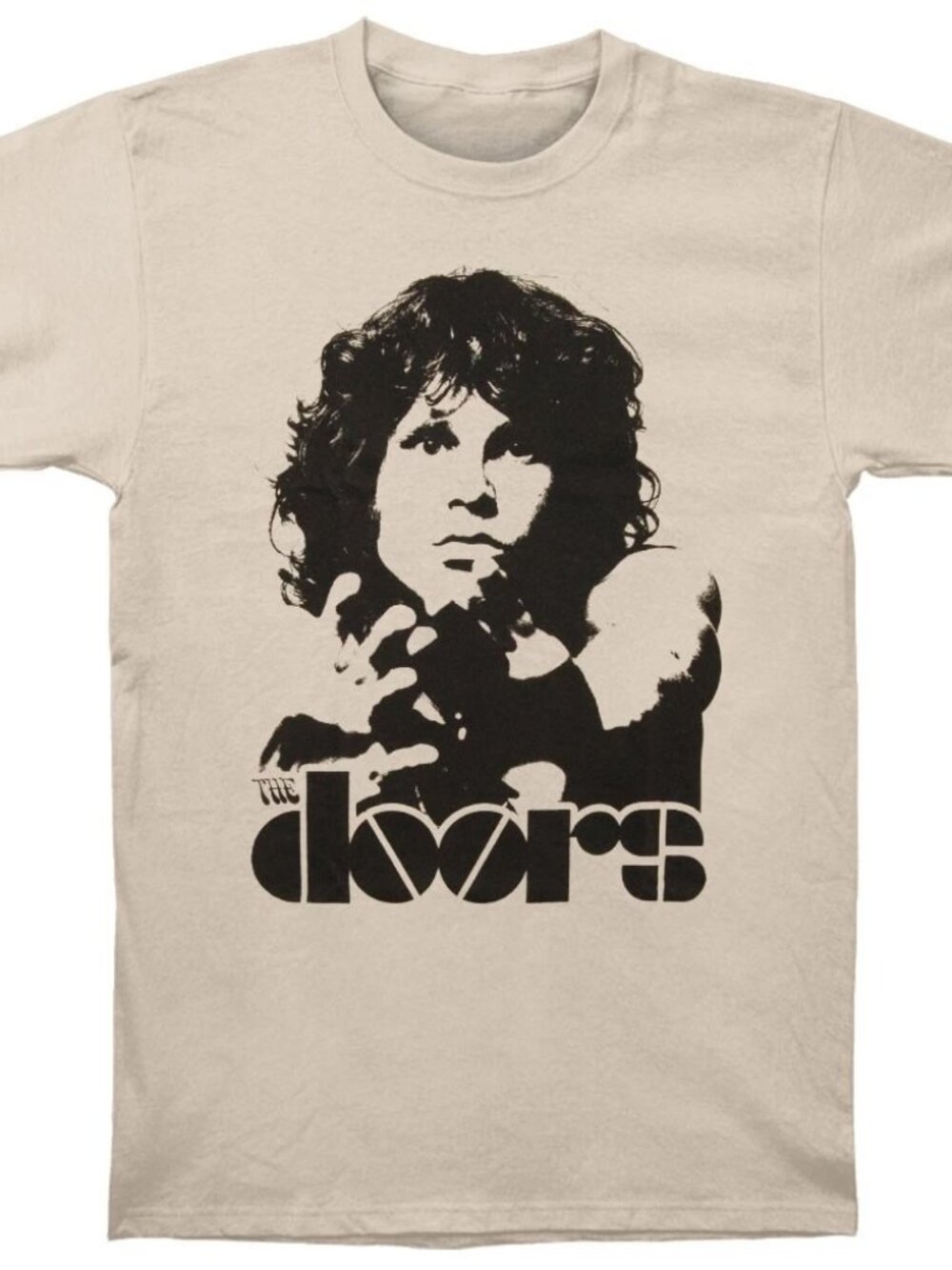 The Doors Break On Through Unisex T-Shirt Jim Morrison Sand Color Official Merch